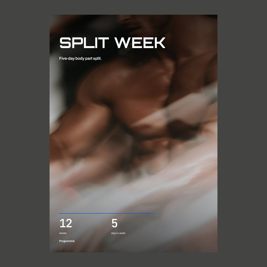Split Week: 12-Week Bro Split cover