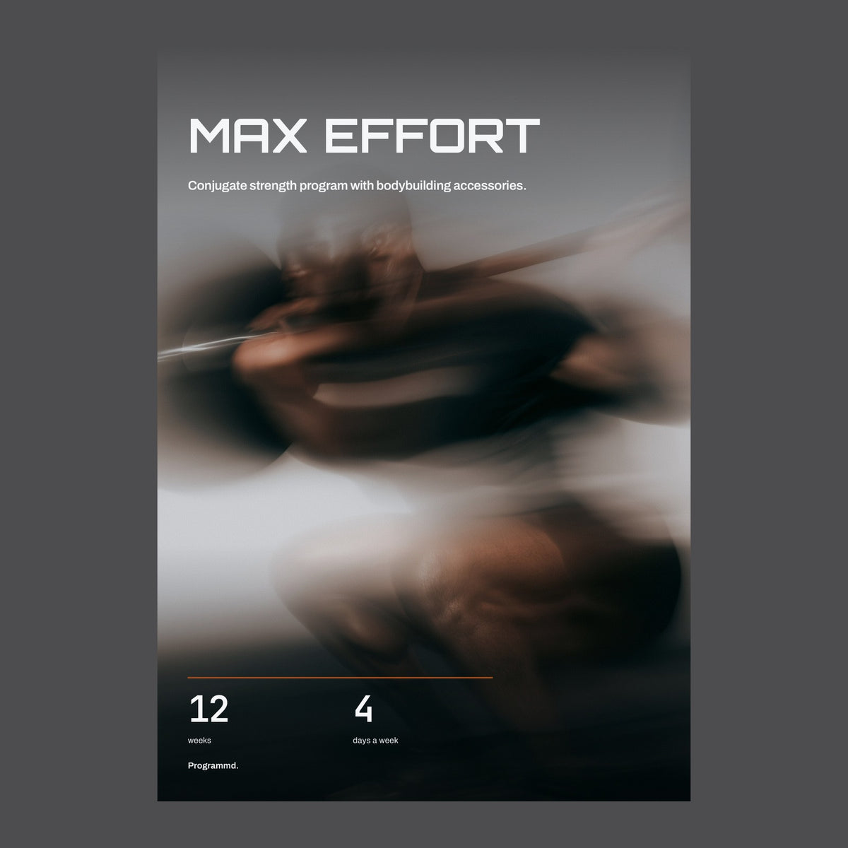 Max Effort: 12-Week Conjugate cover
