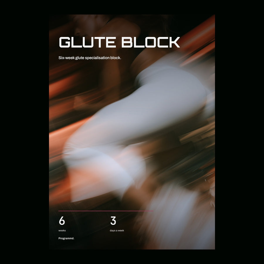 Glute Block: 6-Week Training cover