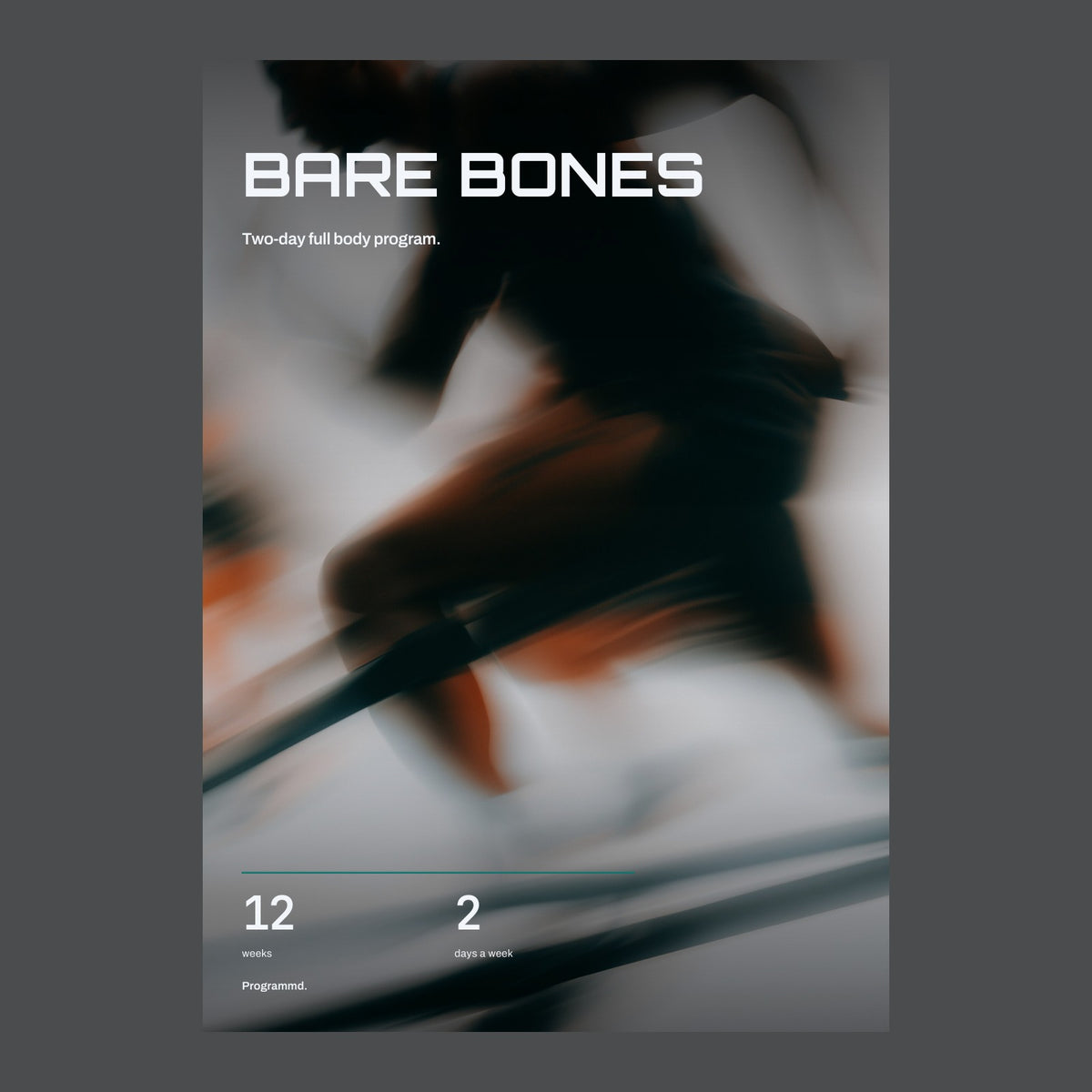 Bare Bones: 12-Week Minimal Training cover