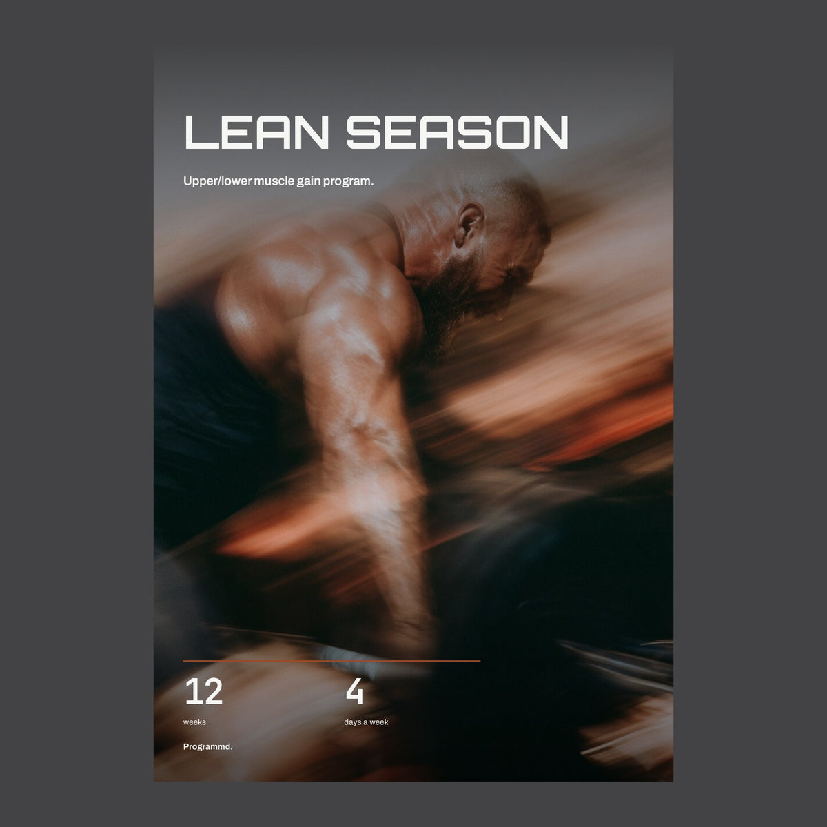 Lean Season: 12-Week Muscle Gain cover